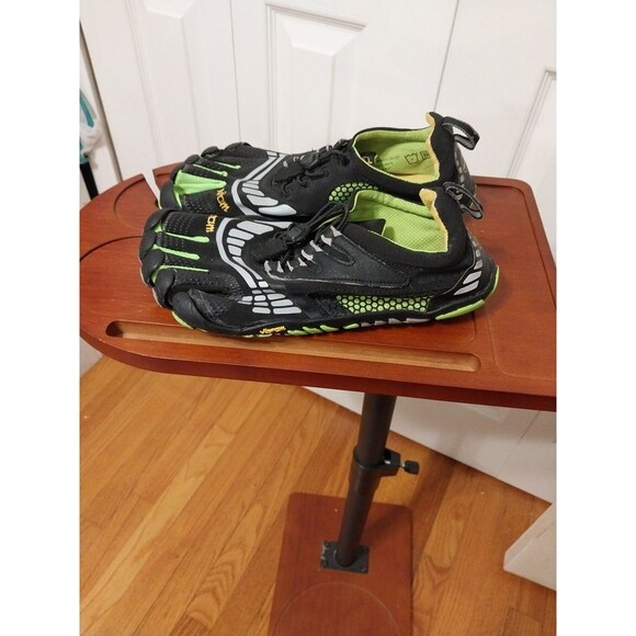 Vibram Five Finger Minimalist Shoes Size 40 8.5-9 Men's Black Green Yellow M3781 - Picture 2 of 7
